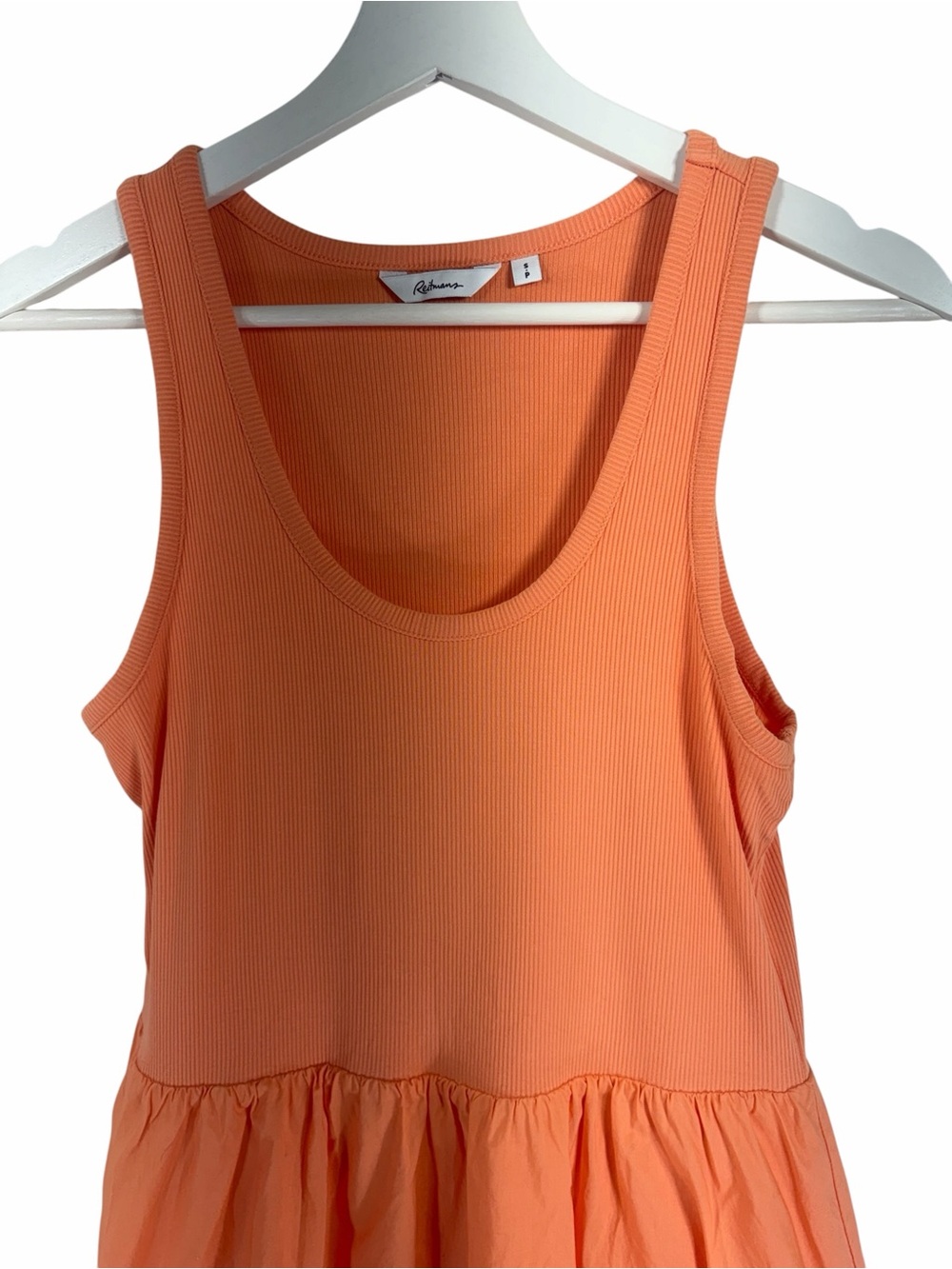 Reitmans Coral Ribbed Tank Dress szie small - Picture 8 of 12